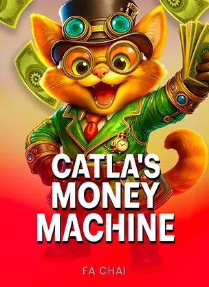 ภาพปกเกม Catla's Money Machine แมวสวมหมวกทรงสูง